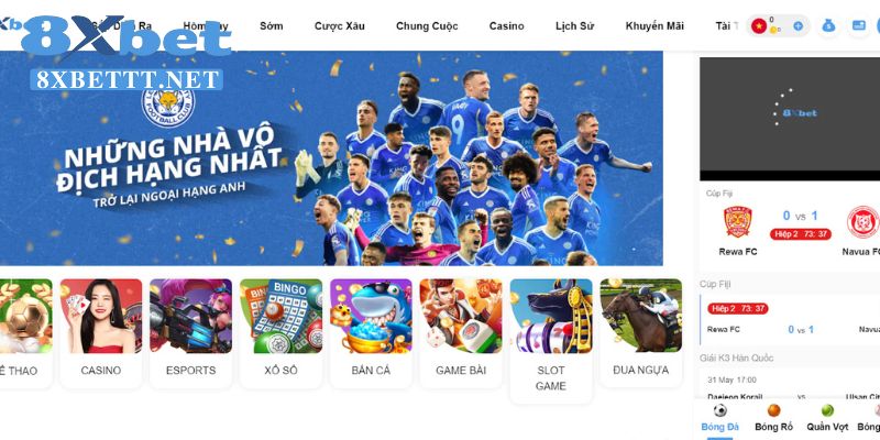 Nhà Cái 8XBET: Top 5 Lý Do Người Chơi Yêu Thích Nhất Hiện Nay 5 Nhà cái 8XBET được yêu thích nhất hiện nay